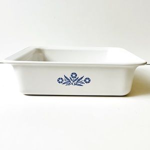 Vintage Corning Ware Blue Cornflower Square Baking Pan